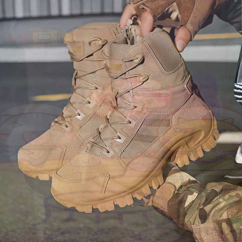 Men'S Fashion Over The Years - Tan Long Barrel Deadlift Casual Sneakers