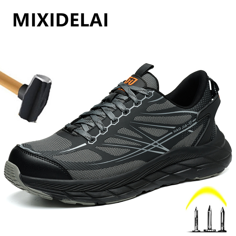 Mens Fashion Chinos - Fashion Work Sneakers Steel toe shoes