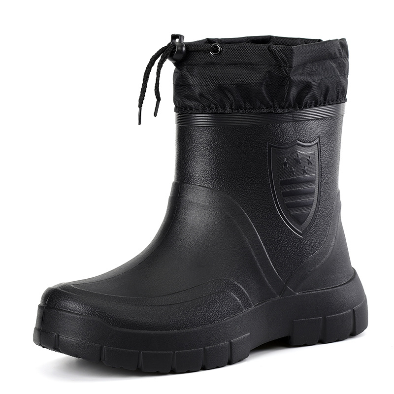 Mens Fashion Winter 2025 - Versatile Men's Rain Boots Waterproof outdoor