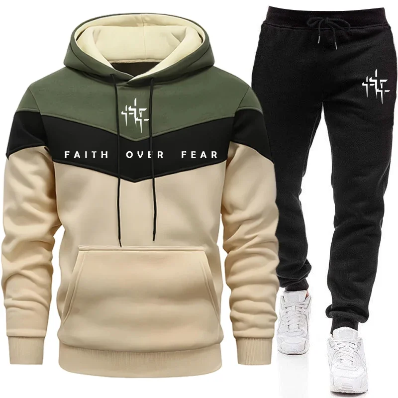 Faith Over Fear Men's Tracksui - Jogger Sweatpants Men recension och pris