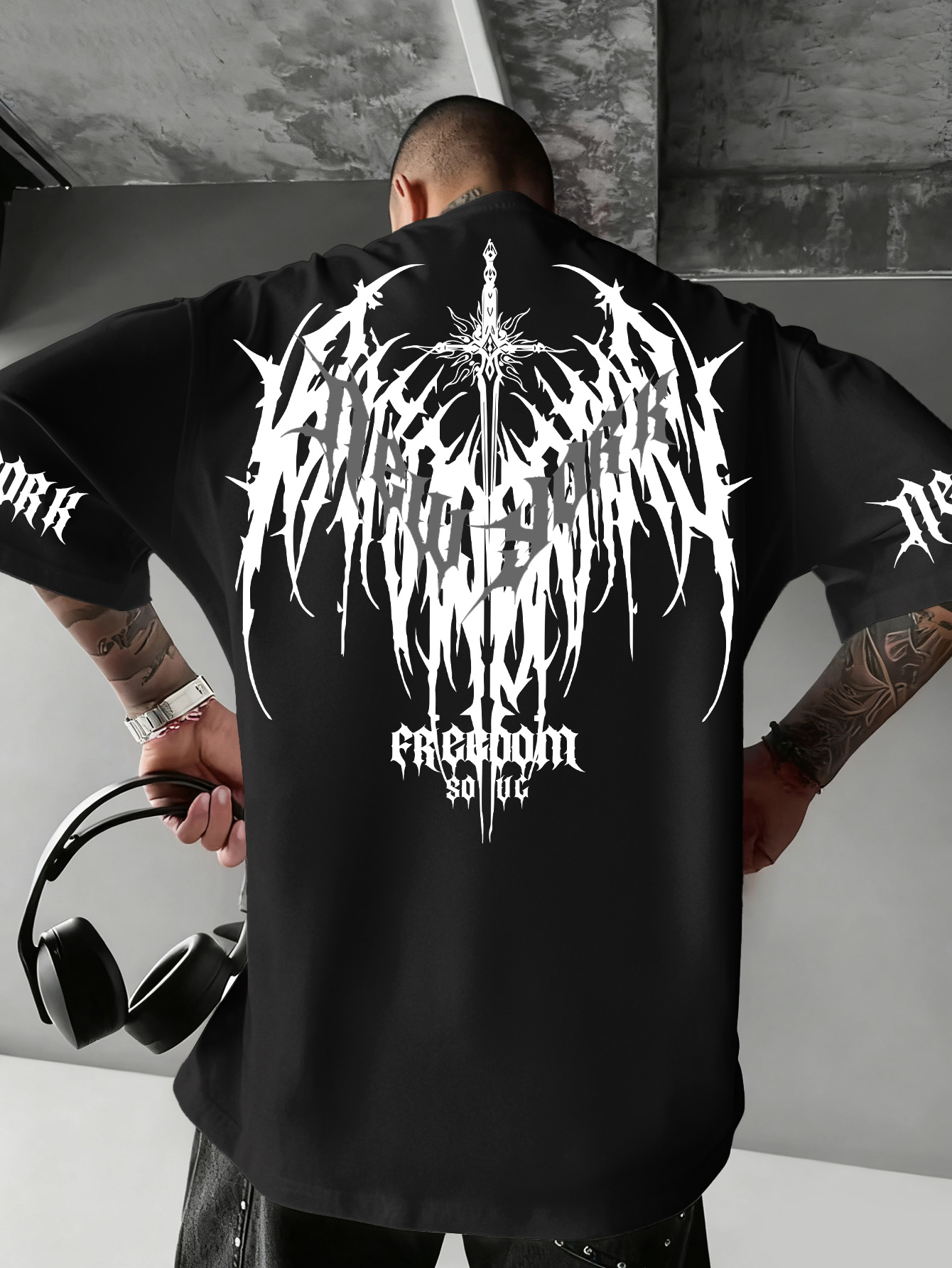 Men's Hip Hop Short Sleeve Tee - Men'S Fashion New York recension och pris