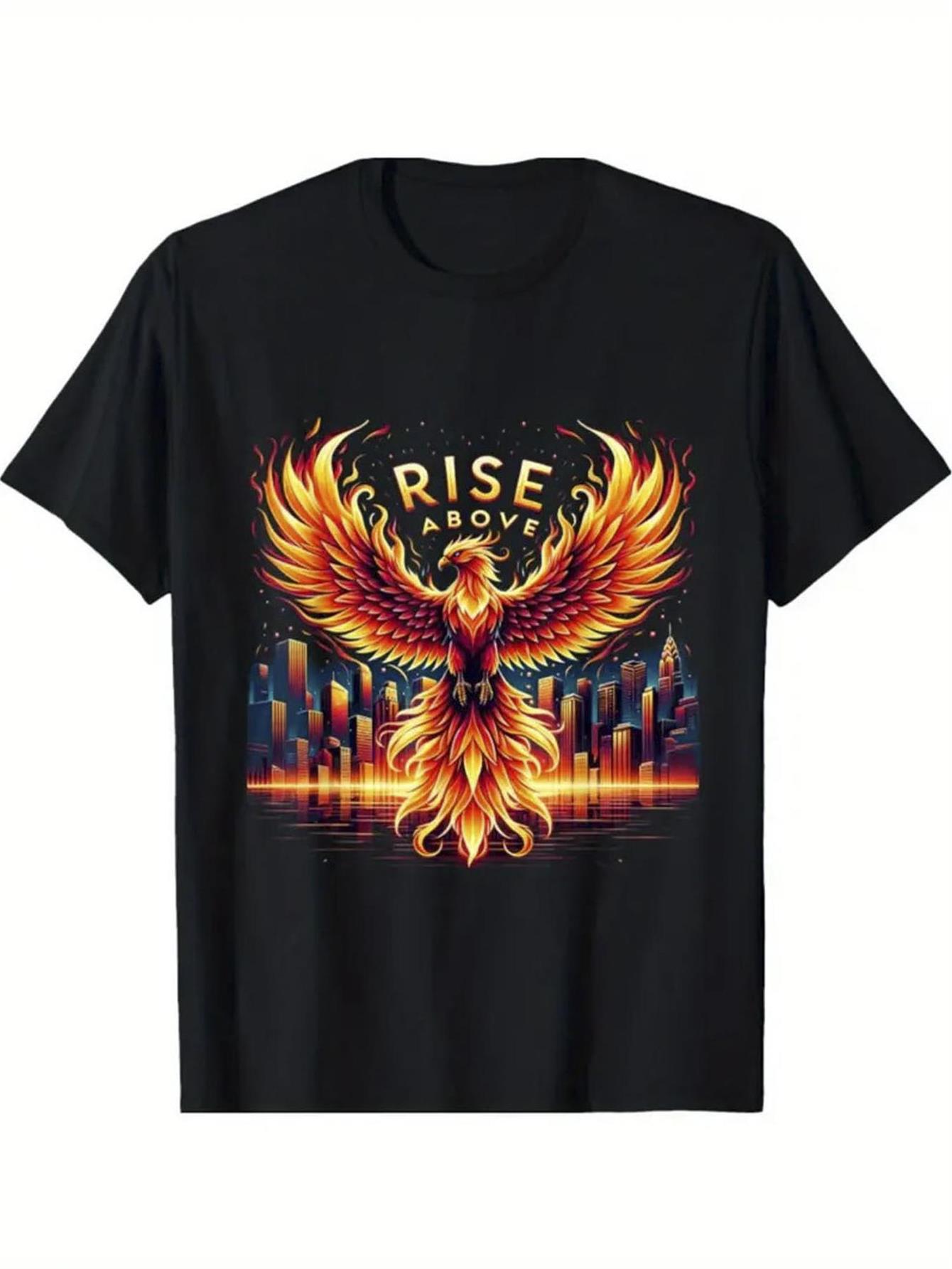 Men's Phoenix Flame Pattern T- - Men'S Fashion New York recension och pris