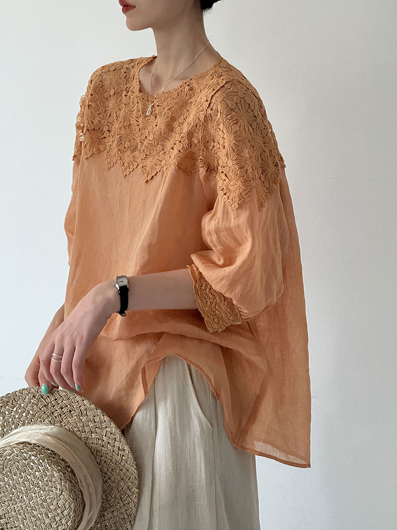 2026 Women Summer 100% Linen B - Linen Shirt Summer recension och pris