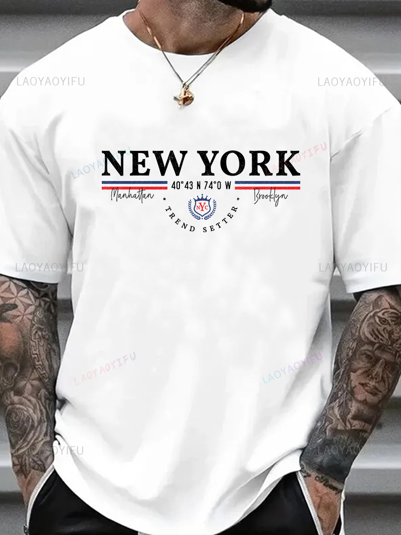 New York Letter Graphic Tee Un - Men'S Fashion New York recension och pris