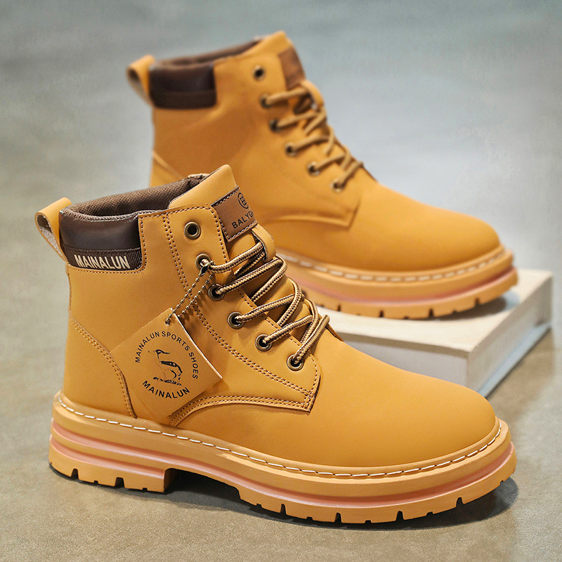 Classic Men High Top Boots Hig - Men'S Fashion Loafers recension och pris