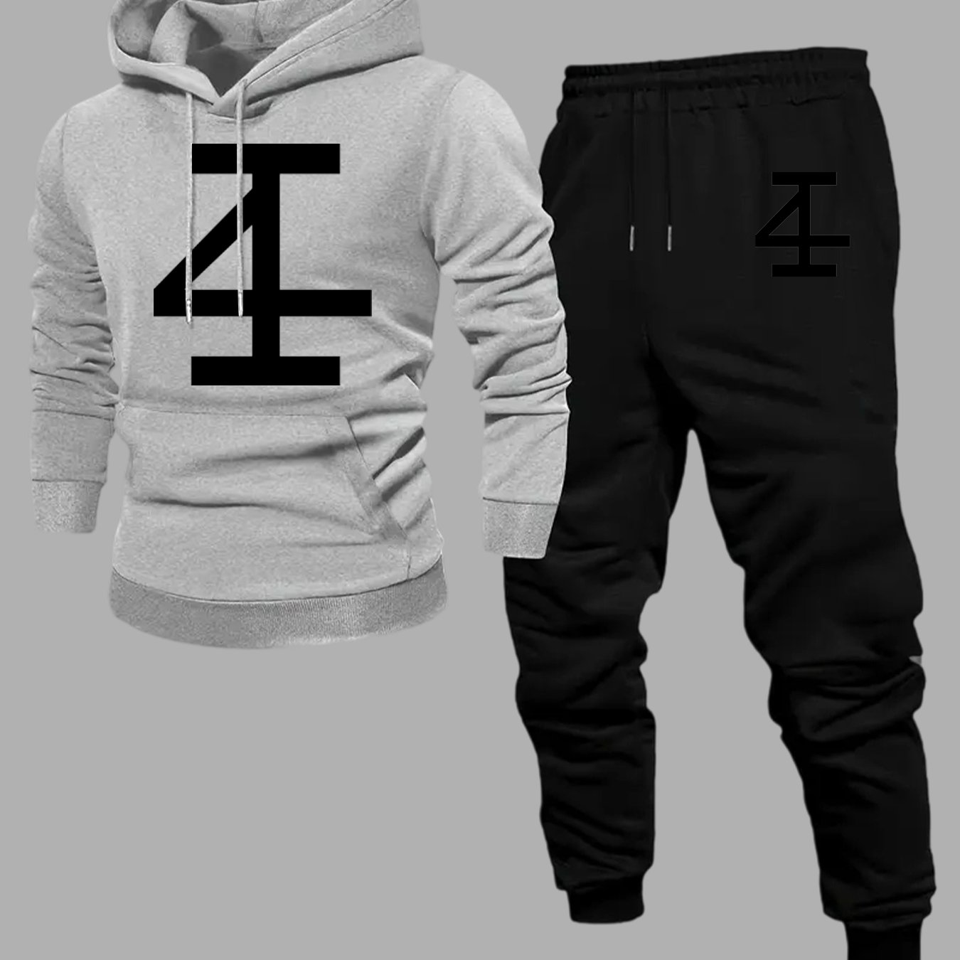 Men Abstract Number 4 Hoodie J - Jogger Sweatpants Men recension och pris