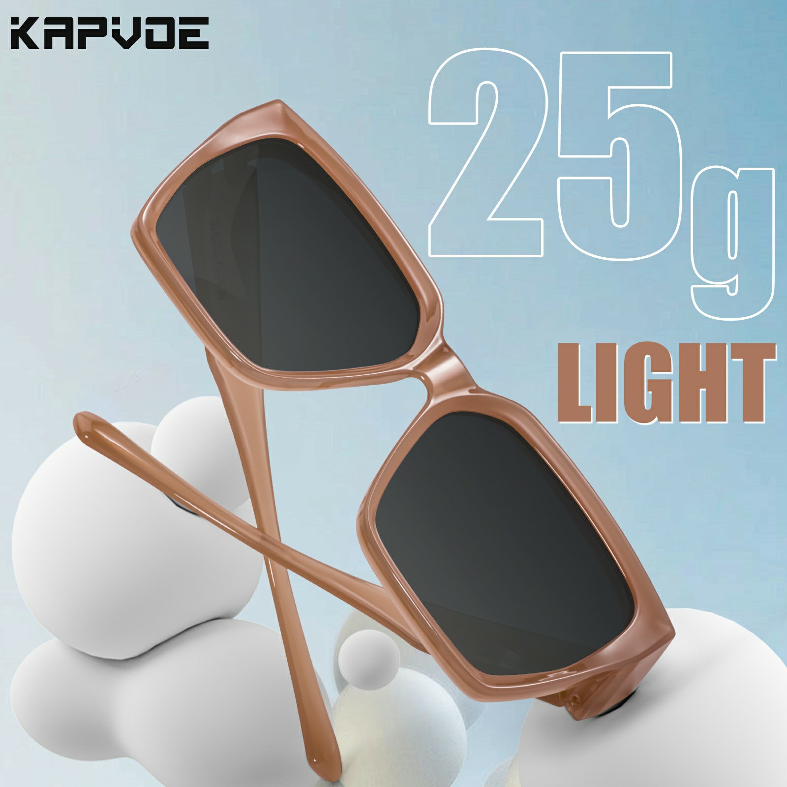 KAPVOE Fashion Polarized Glass - Men'S Fashion Aesthetics recension och pris
