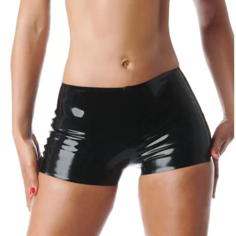 Men Metallic Purple Blue Latex - Swim Trunk Shorts recension och pris
