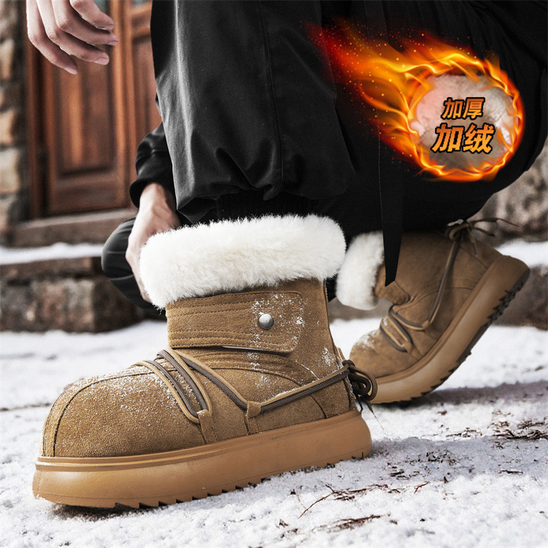 2025 New Winter Men Snow Boots - Men'S Fashion Loafers recension och pris