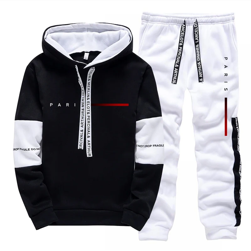 Paris Fashion Hoodie Streetwea - Jogger Sweatpants Men recension och pris