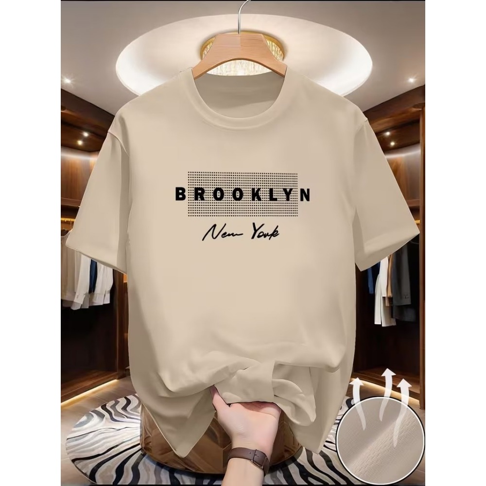 Men Crew Neck Short Sleeve T‑S - Men'S Fashion New York recension och pris