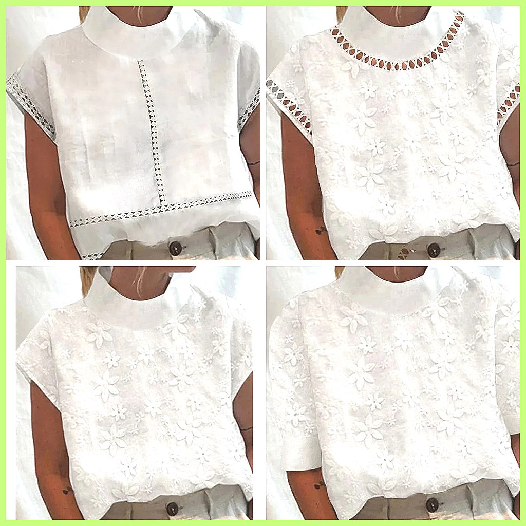 Women's Cotton Linen Pullover  - Linen Shirt Summer recension och pris
