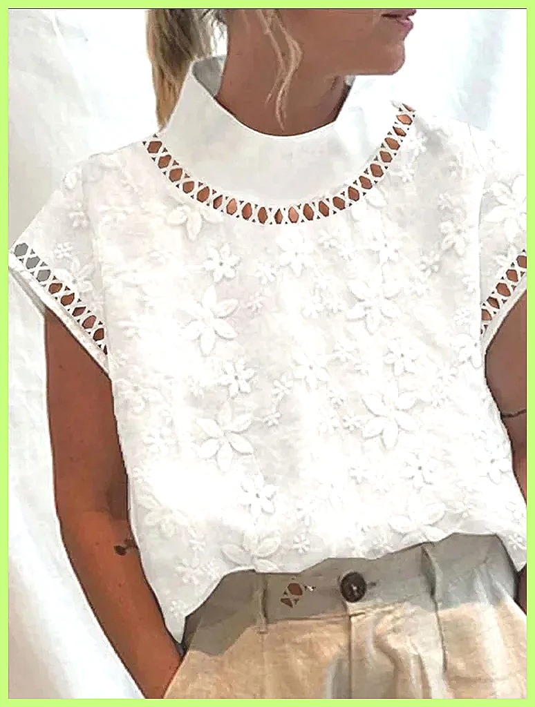 Women's Cotton Linen Pullover  - Linen Shirt Summer recension och pris