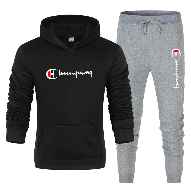 2026 Men's Tracksuit Hooded Sw - Jogger Sweatpants Men recension och pris