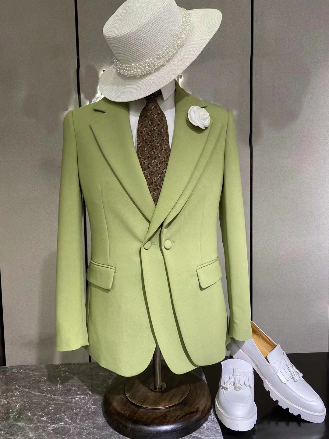 Customize Latest design fashio - Mens Fashion Blazer recension och pris