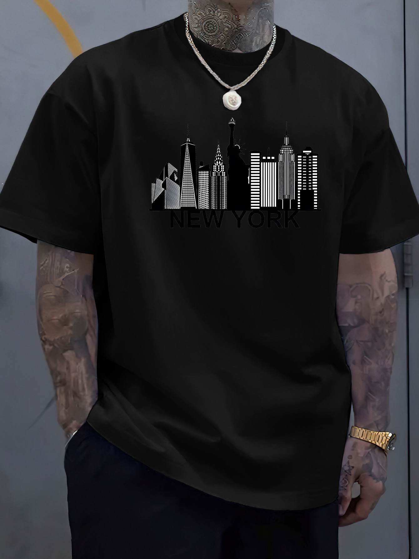 cotton men's New York city pat - Men'S Fashion New York recension och pris