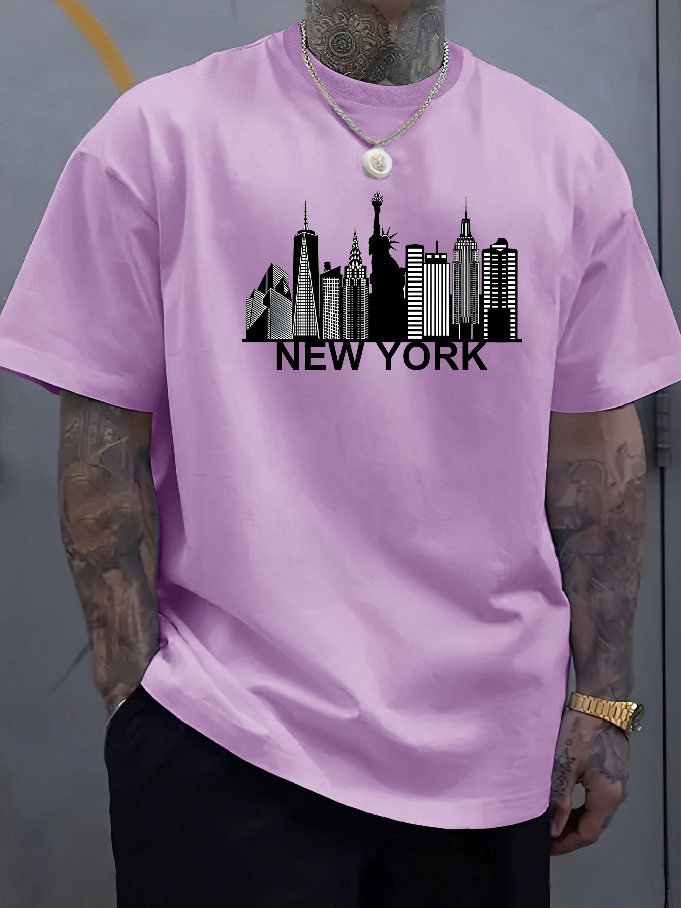 cotton men's New York city pat - Men'S Fashion New York recension och pris