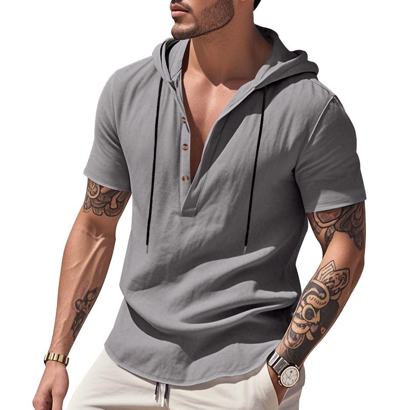 Casual Linen Shirt Light Blue  - Linen Shirt Summer recension och pris