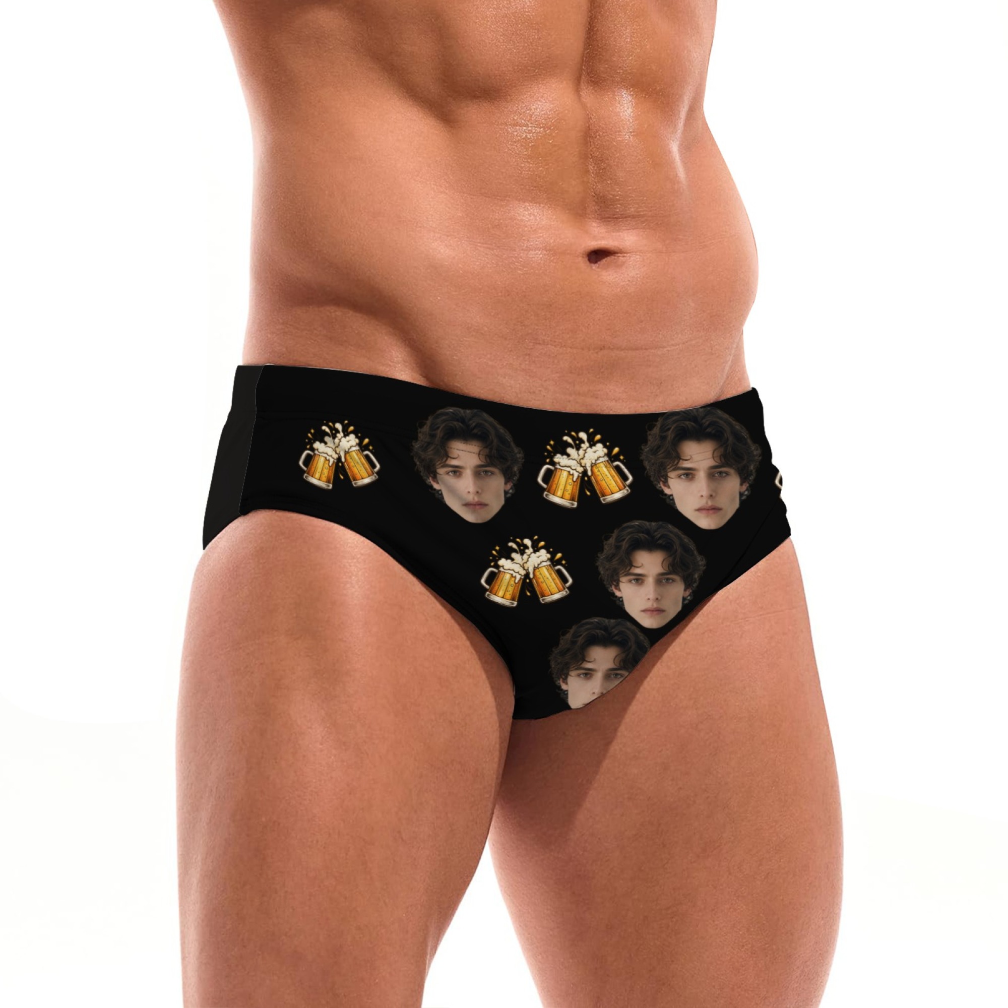 Personalized Face Photo Beer P - Swim Trunk Shorts recension och pris