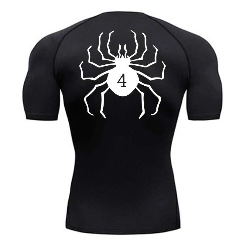 Spider Print Compression Shirt - Compression Shirt Workout recension och pris