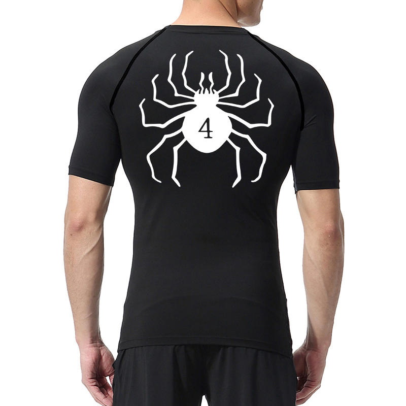 Spider Print Compression Shirt - Compression Shirt Workout recension och pris