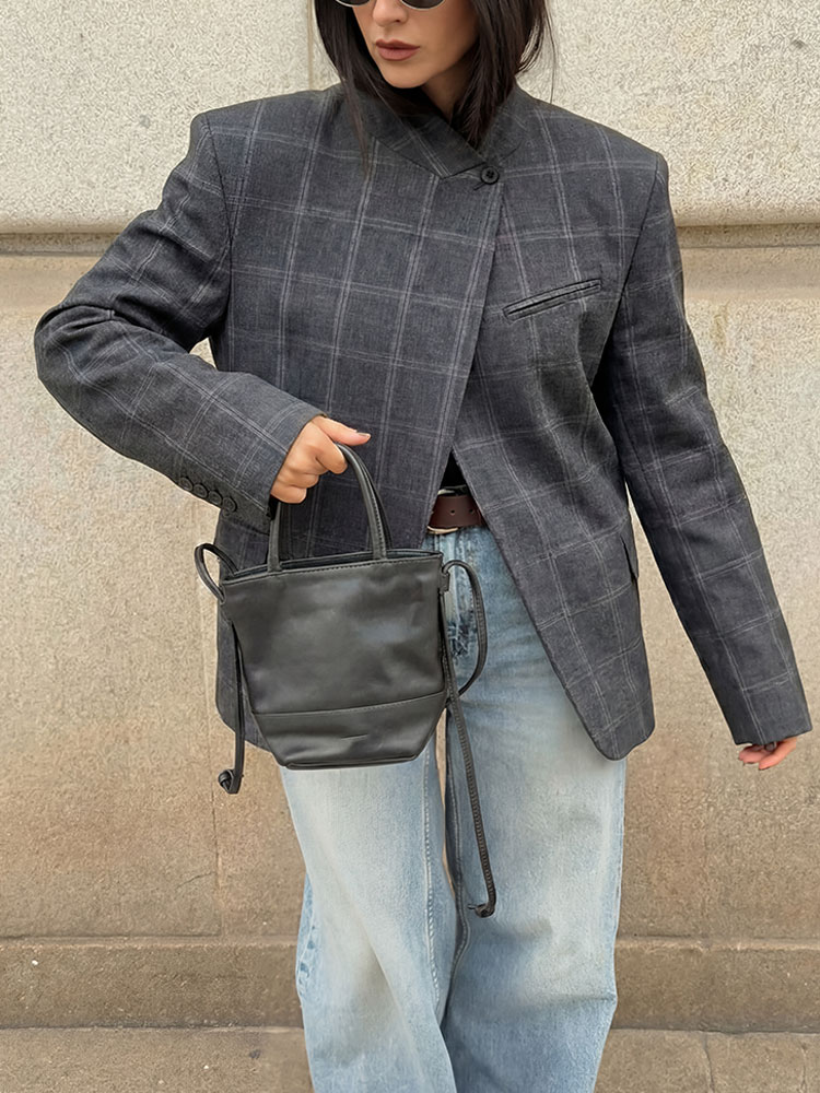 HH Women Fashion Plaid Blazer  - Mens Fashion Trends 2026 recension och pris