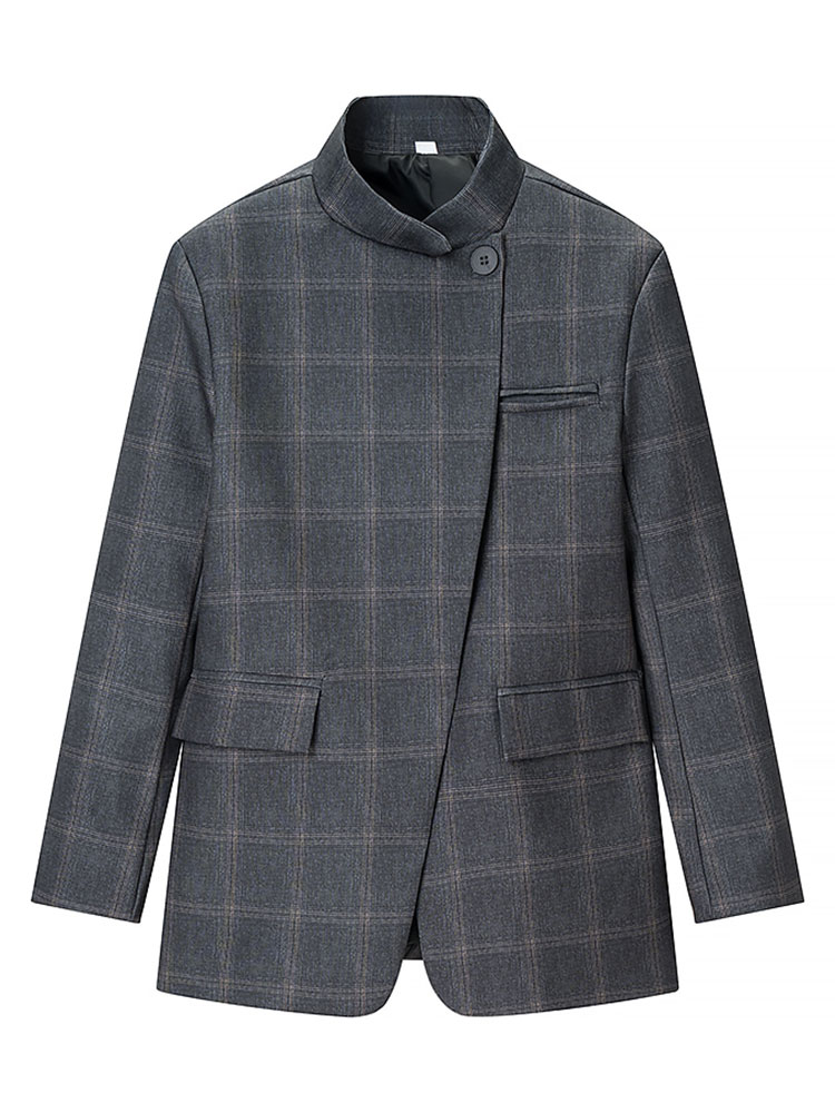HH Women Fashion Plaid Blazer  - Mens Fashion Trends 2026 recension och pris