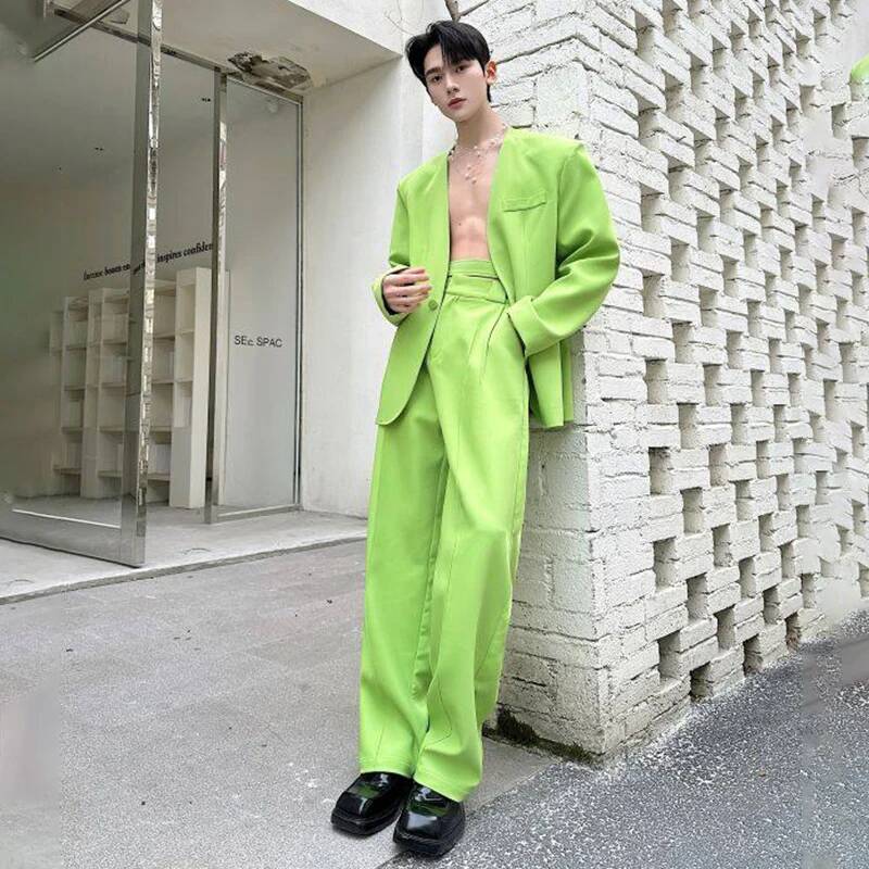 LUZHEN 2026 Spring New Solid C - Mens Fashion Blazer recension och pris