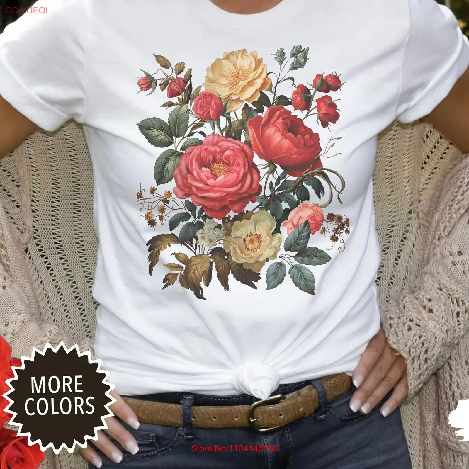 Aesthetic WildFlower T Shirt N - Men'S Fashion Aesthetics recension och pris