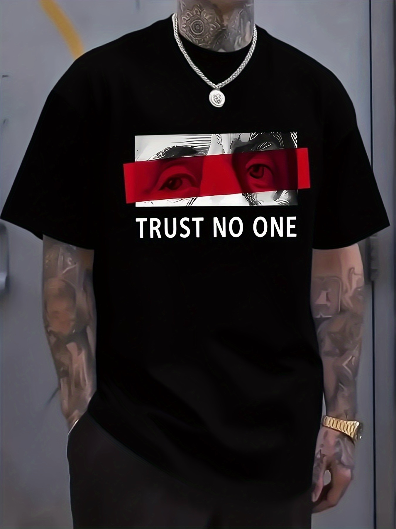 Fashion Printed Men's T-shirt, - Mens Fashion Combination recension och pris
