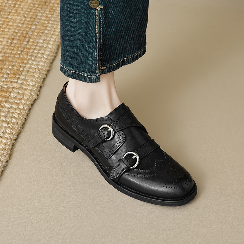 EAGSITY Cow Leather british st - Oxford Shoes Brogue recension och pris