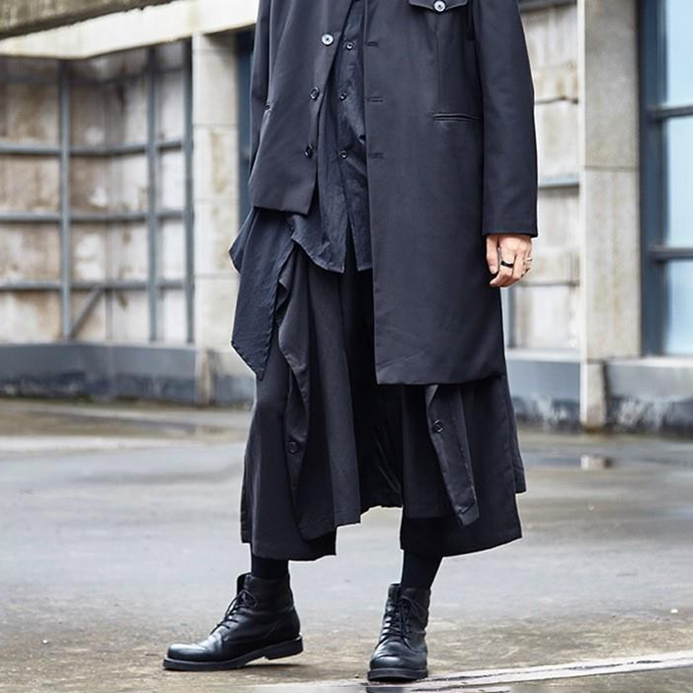 Gothic Dark Pants Y2k Irregula - Mens Fashion Trends 2026 recension och pris