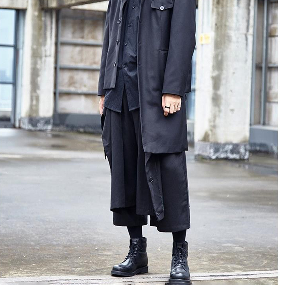 Gothic Dark Pants Y2k Irregula - Mens Fashion Trends 2026 recension och pris