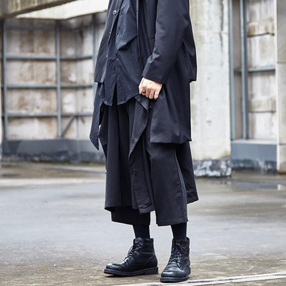 Gothic Dark Pants Y2k Irregula - Mens Fashion Trends 2026 recension och pris