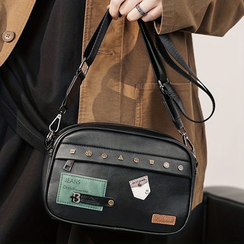Street Trendy Shoulder Bag for - Mens Fashion Young recension och pris