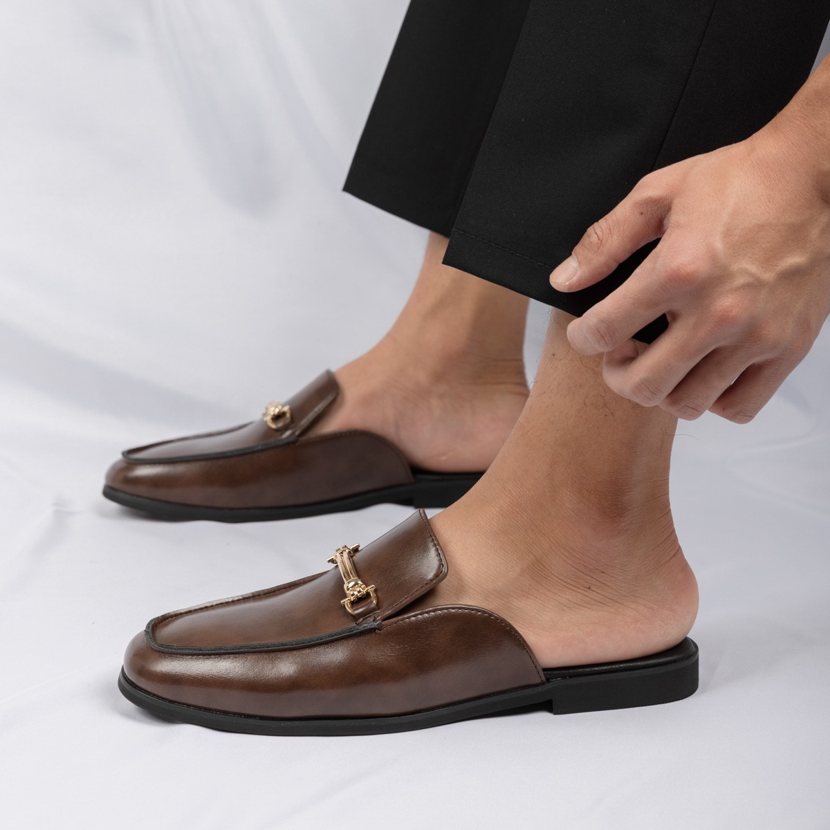 38-47mules shoes man horsebit  - Men'S Fashion Loafers recension och pris